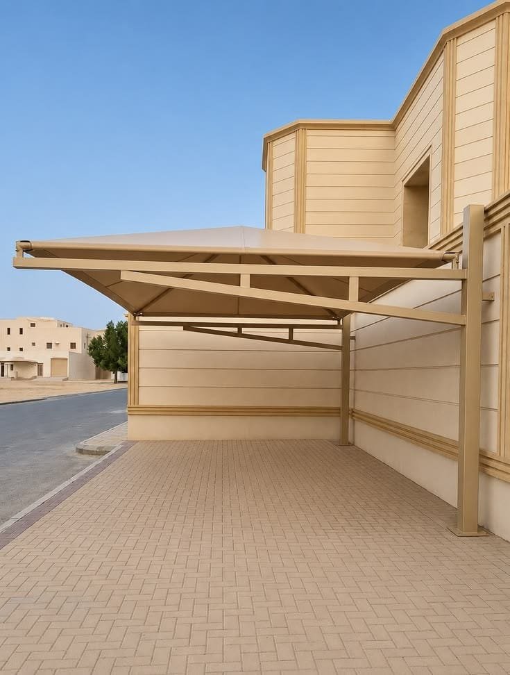 تركيب مظلات مواقف سيارات من سماء الرياض 7